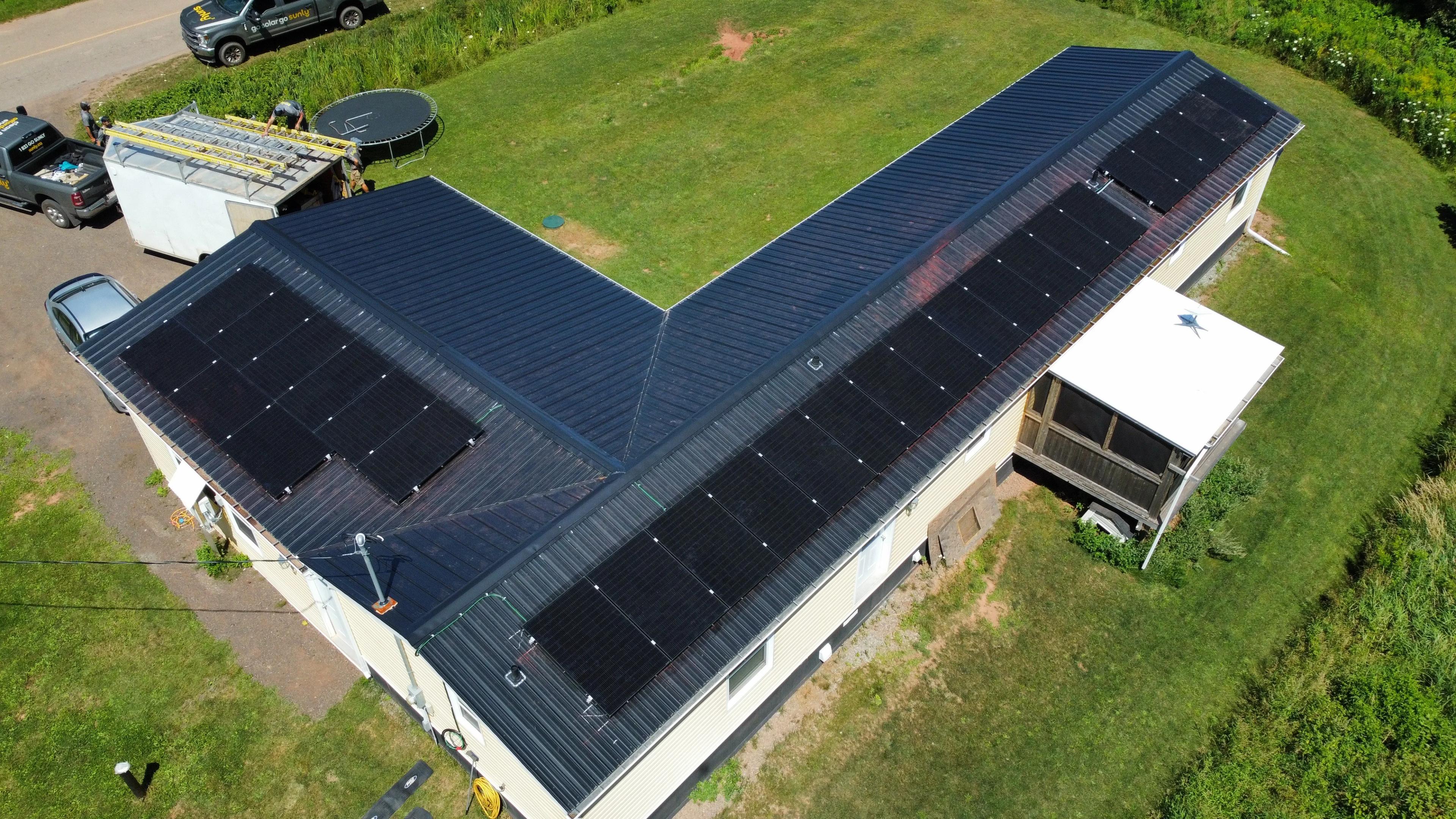 10.9KW Solar PV System, Bloomfield, PEI