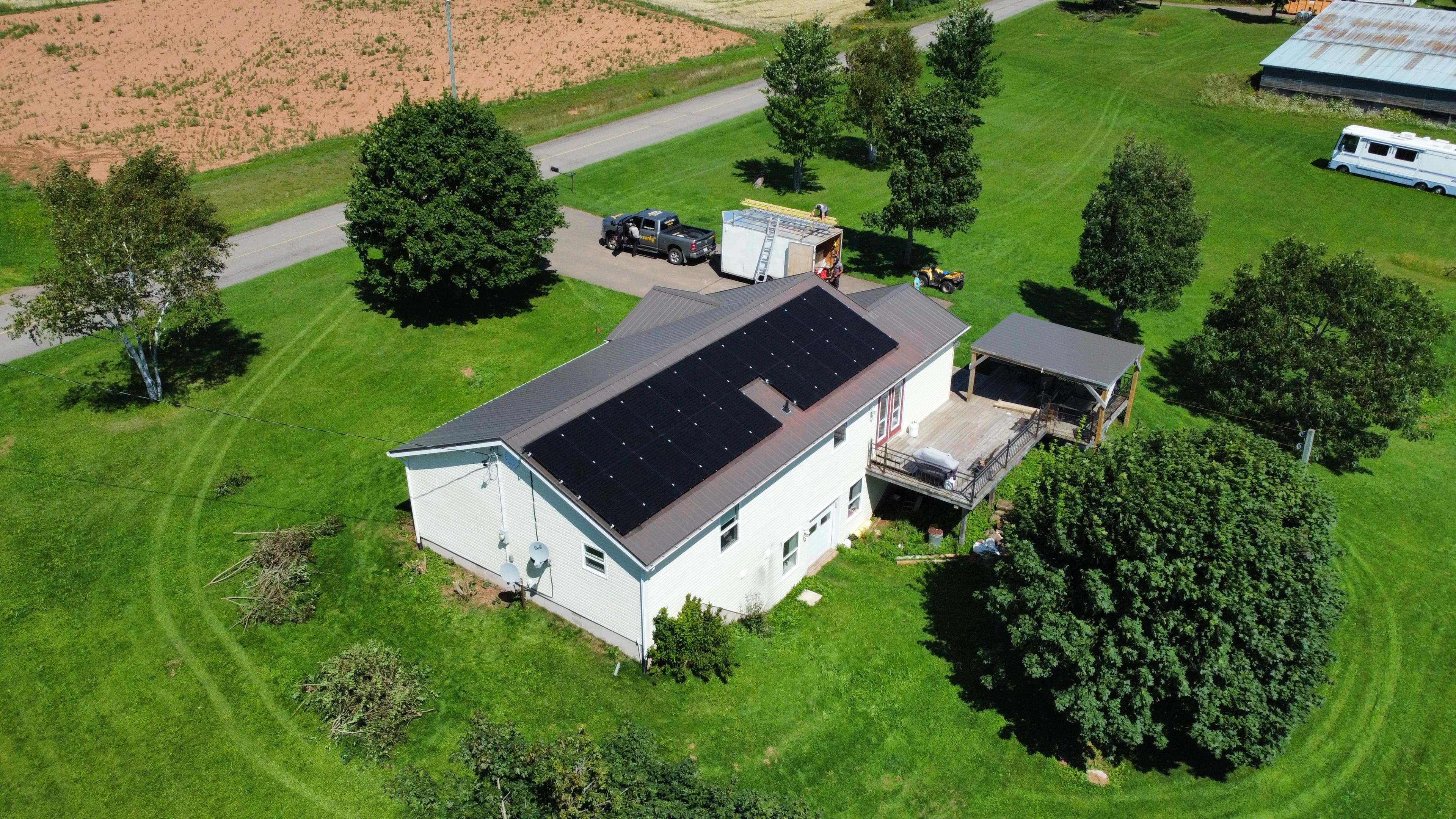 9.3KW Solar PV System, Tryon, PEI