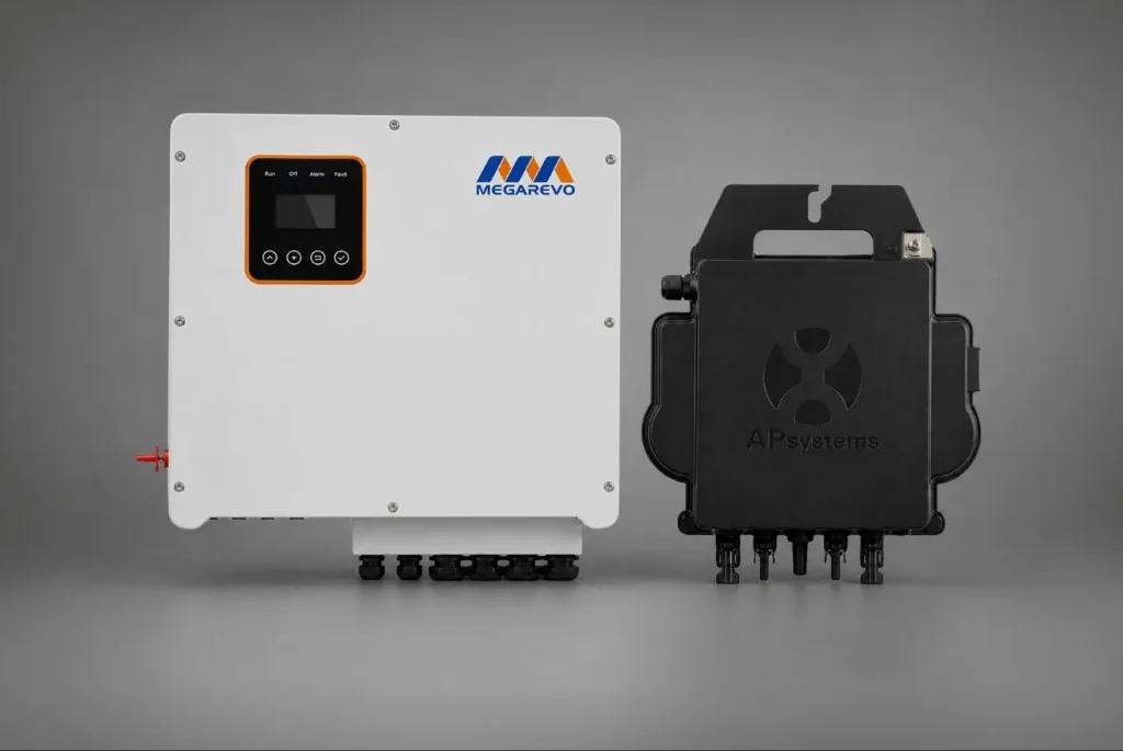 MEGAREVO hybrid inverter and APsystems microinverter